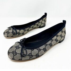 Gucci GG Canvas Ballet Flats EU 37.5